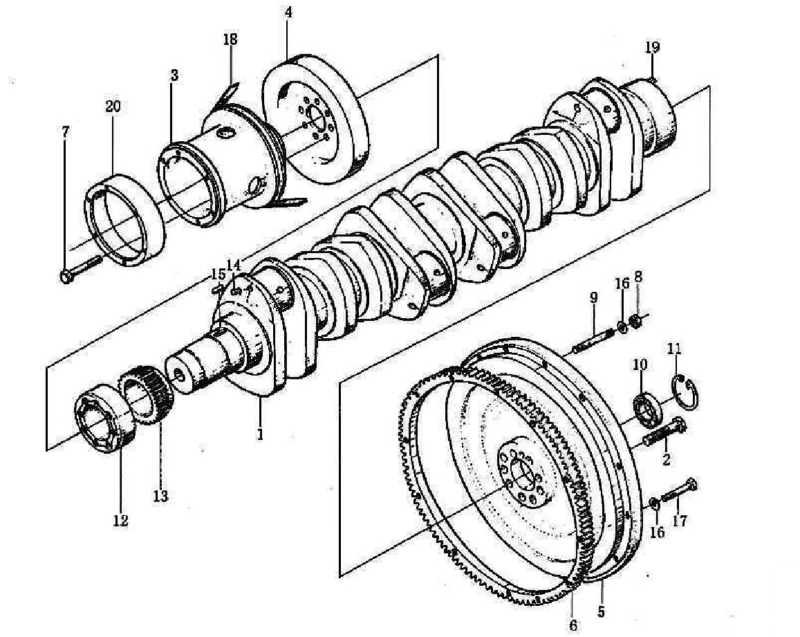 CRANKSHAFT & FLYWHEEL, HOWO SPARE PARTS CATALOGS