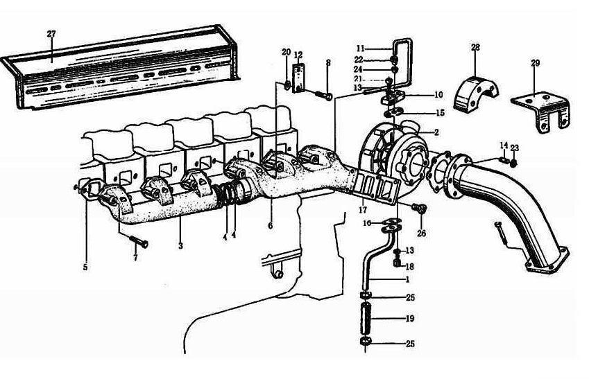 AIR EXHAUST PIPE, WD615-II, HOWO PARTS CATALOGS