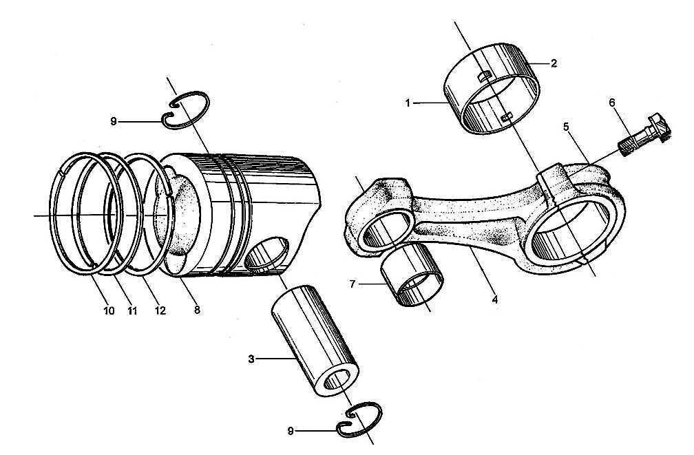 PISTON & CONNECTING ROD, HOWO TRUCK PARTS CATALOGS