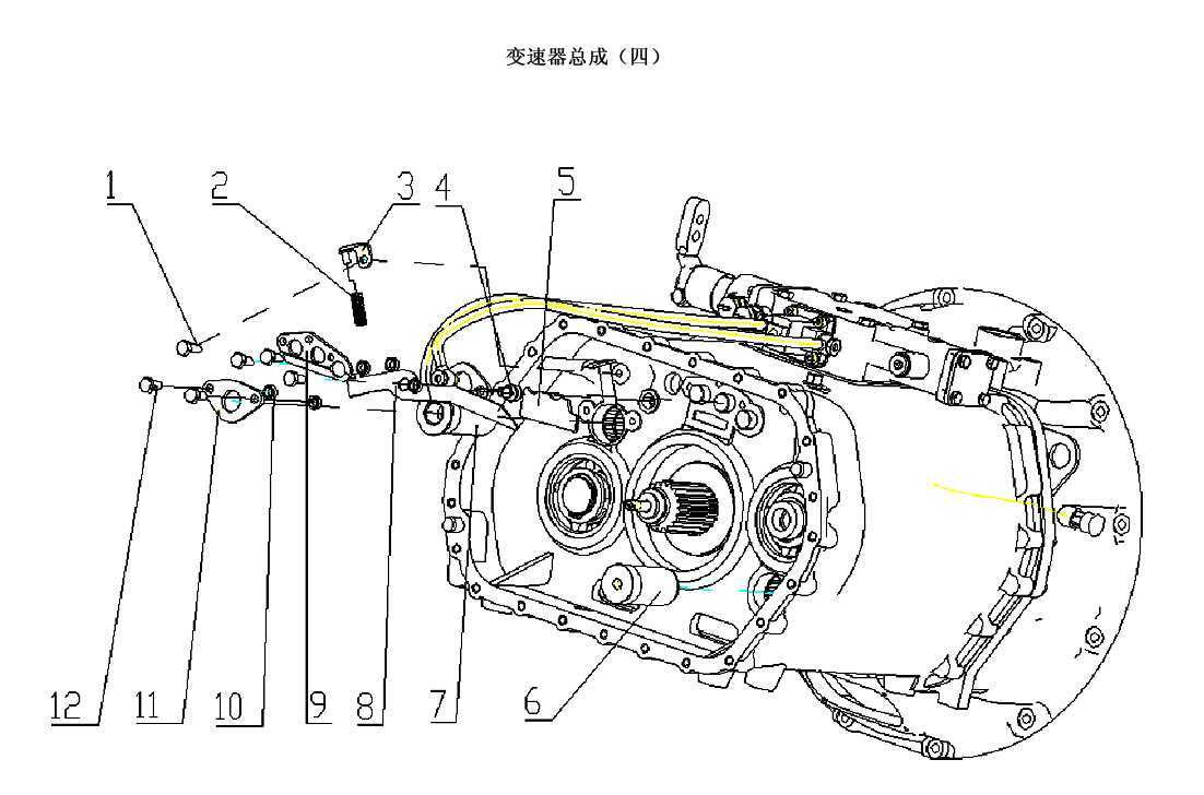 TRANSMISSION ASSY FOUR, HW19710, SINOTRUK SPARE PARTS CATALOG