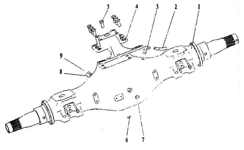 REAR DRIVING AXLE CASE, SINOTRUK HOWO SPARE PARTS CATALOG