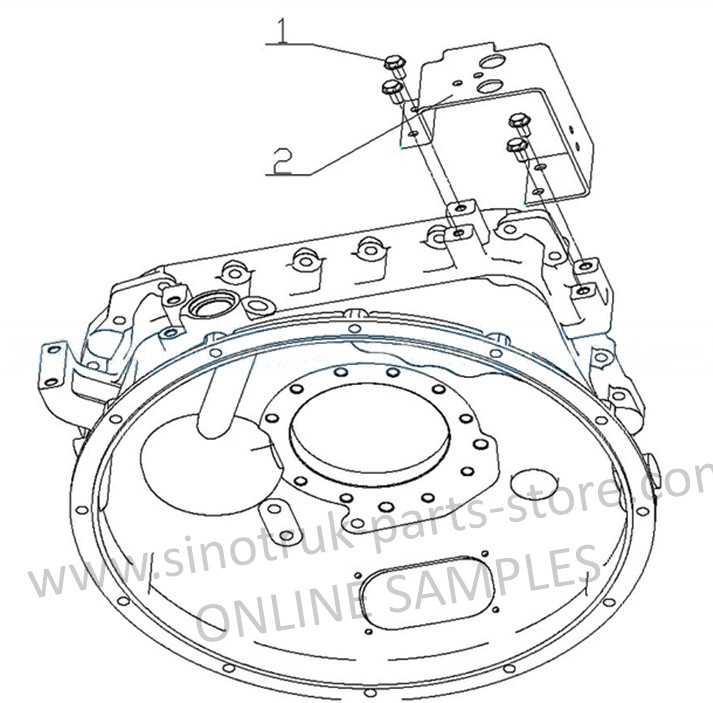 MOTION CONTROL, HW19710T, SINOTRUK HOWO PARTS CATALOG