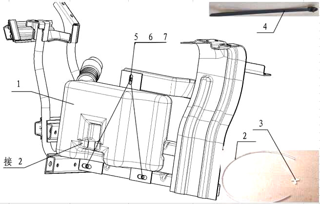 FOR LOW FLOOR, WINDSHIELD WASHER, HOWO A7 PARTS CATALOG