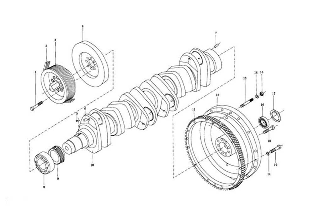 Crankshaft & Flywheel, Sinotruk Spare Parts Pdf