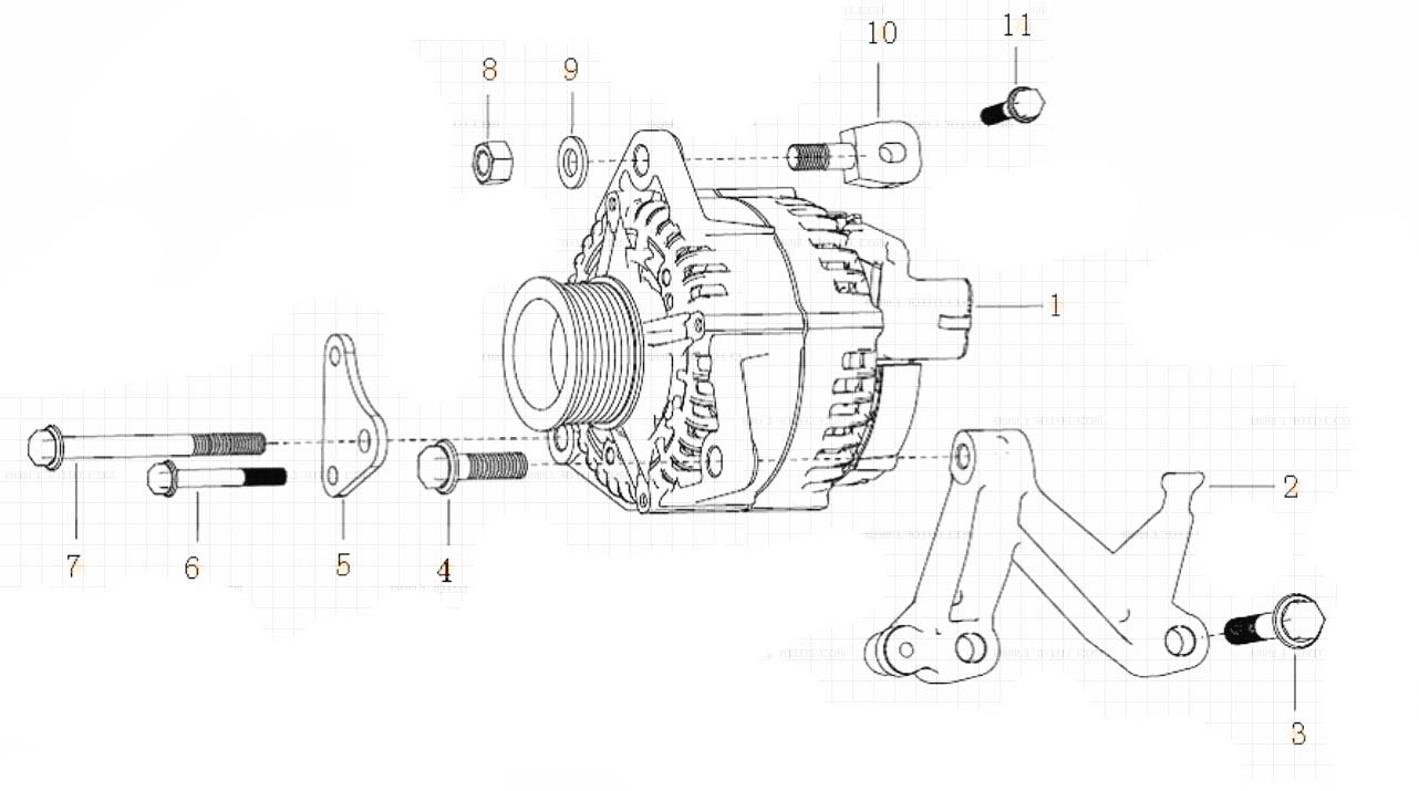 GENERATOR, C7H MC11 ENGINE PARTS CATALOGS