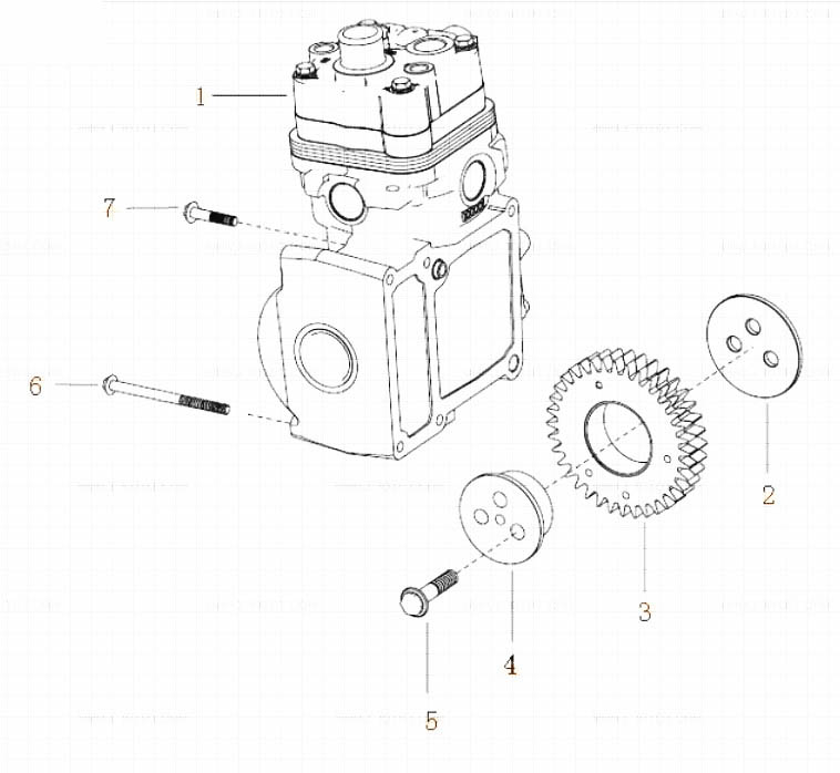 AIR COMPRESSOR, T7H MC11 PARTS CATALOGS