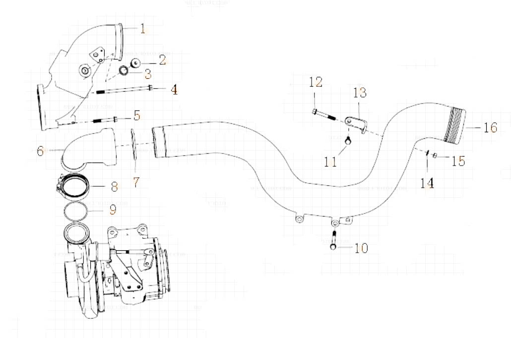 TURBO AIR SYSTEM, MC11 ENGINE PARTS CATALOGS