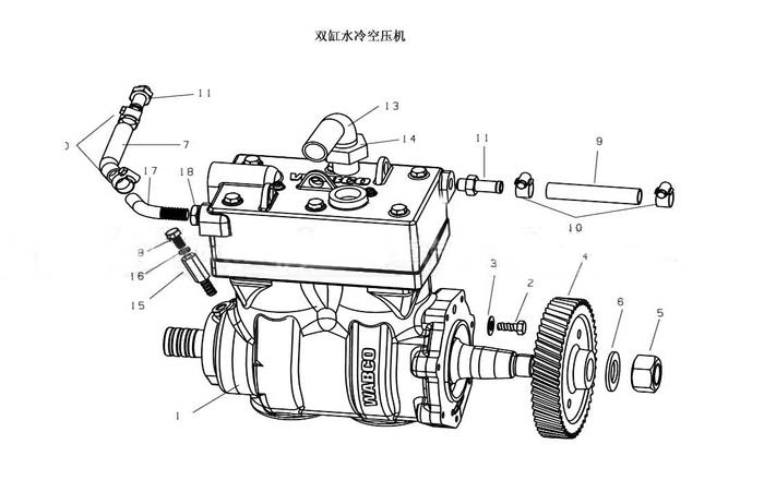 AIR COMPRESSOR, HOWO PARTS CATALOGS