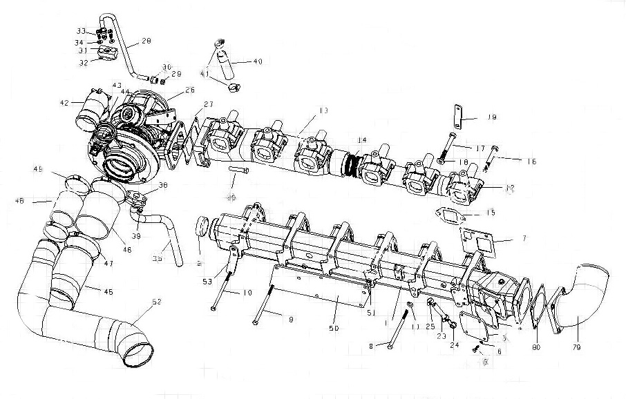 AIR INLET & EXHAUST, HOWO PARTS CATALOGS