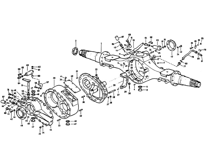1st Rear Driving Axle Housing, Howo Parts Catalogs