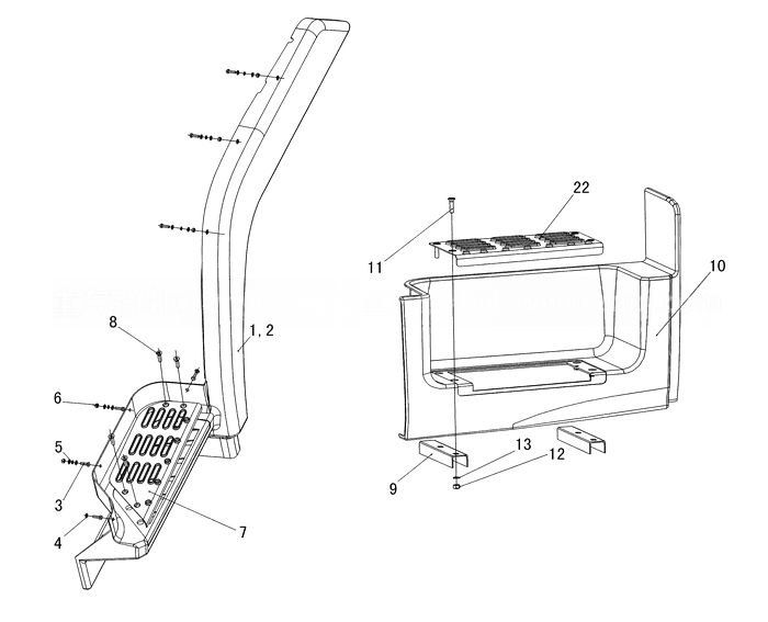 Fender, Howo Truck Cabin Parts Catalogs