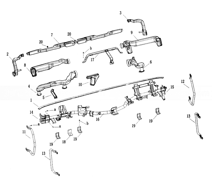 Instrument, Howo Truck Cabin Spare Parts Catalogs