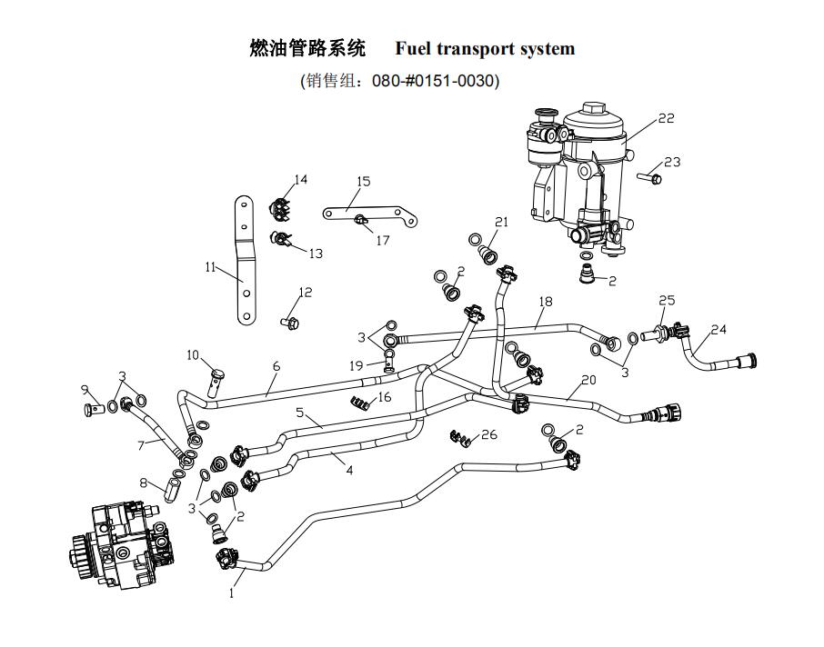 Fuel Transport System, Sitrak Truck Parts Catalogs