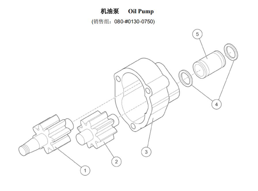 Oil Pump, Sitrak Engine MC07 Parts Catalogs