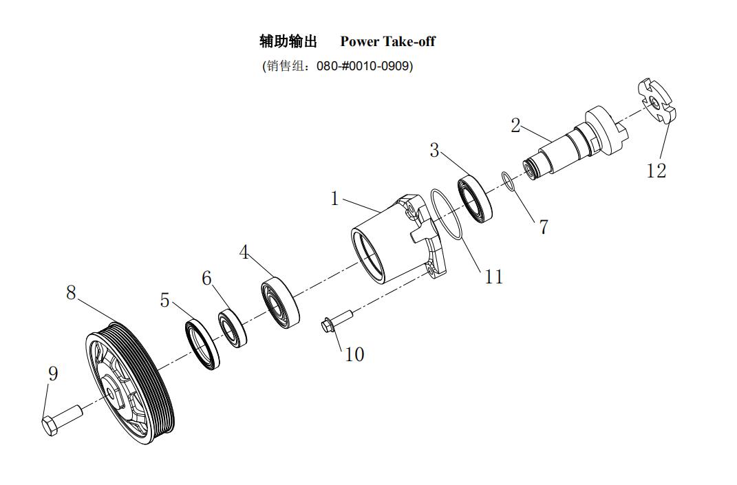 Power Take-Off, Sitrak Parts Catalogs