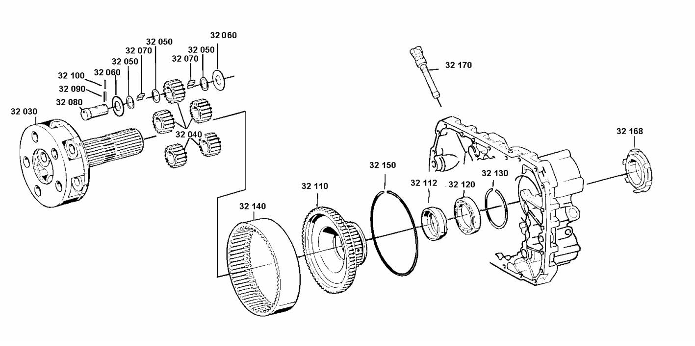 Planetary Drive & Output Flange, Sitrak Parts #1