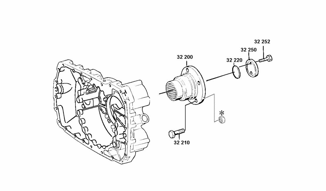 Planetary Drive & Output Flange, Sitrak Parts #2