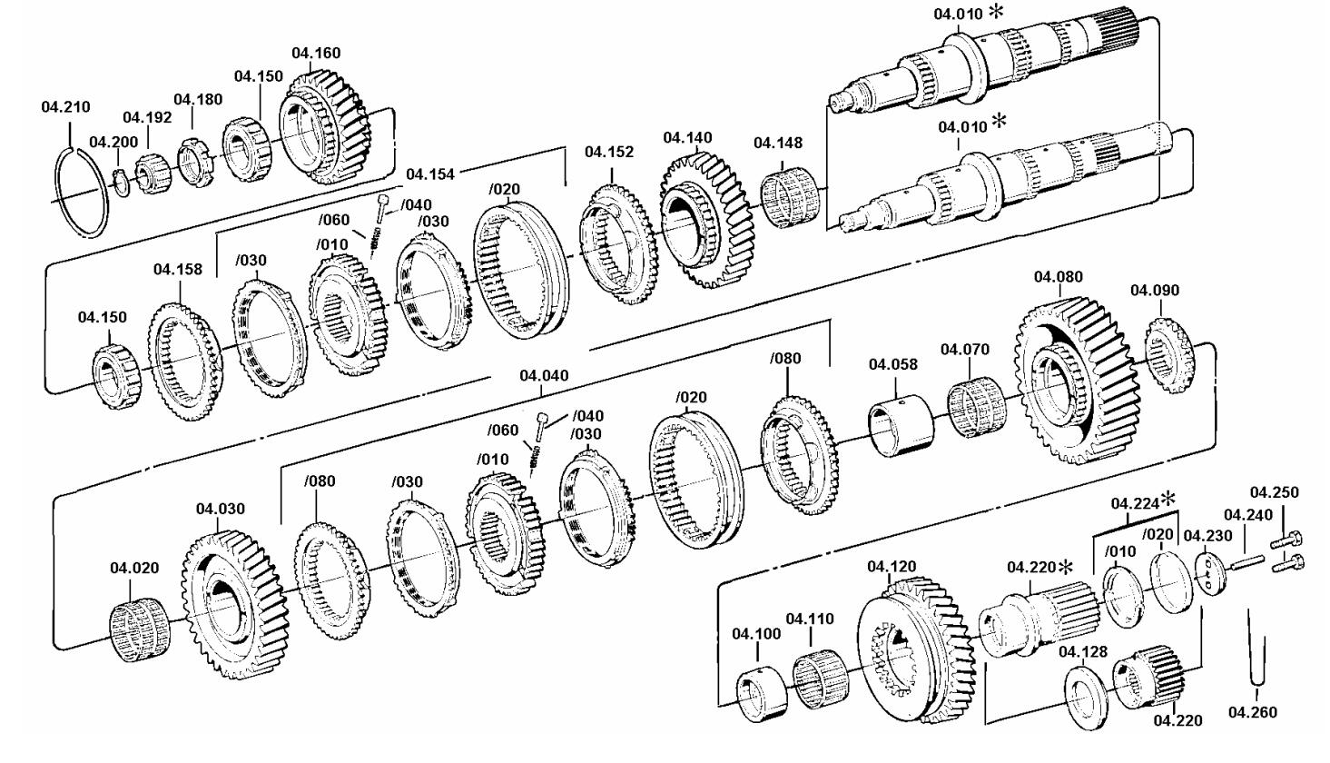 Main Shaft, Sitrak Parts Catalogs.