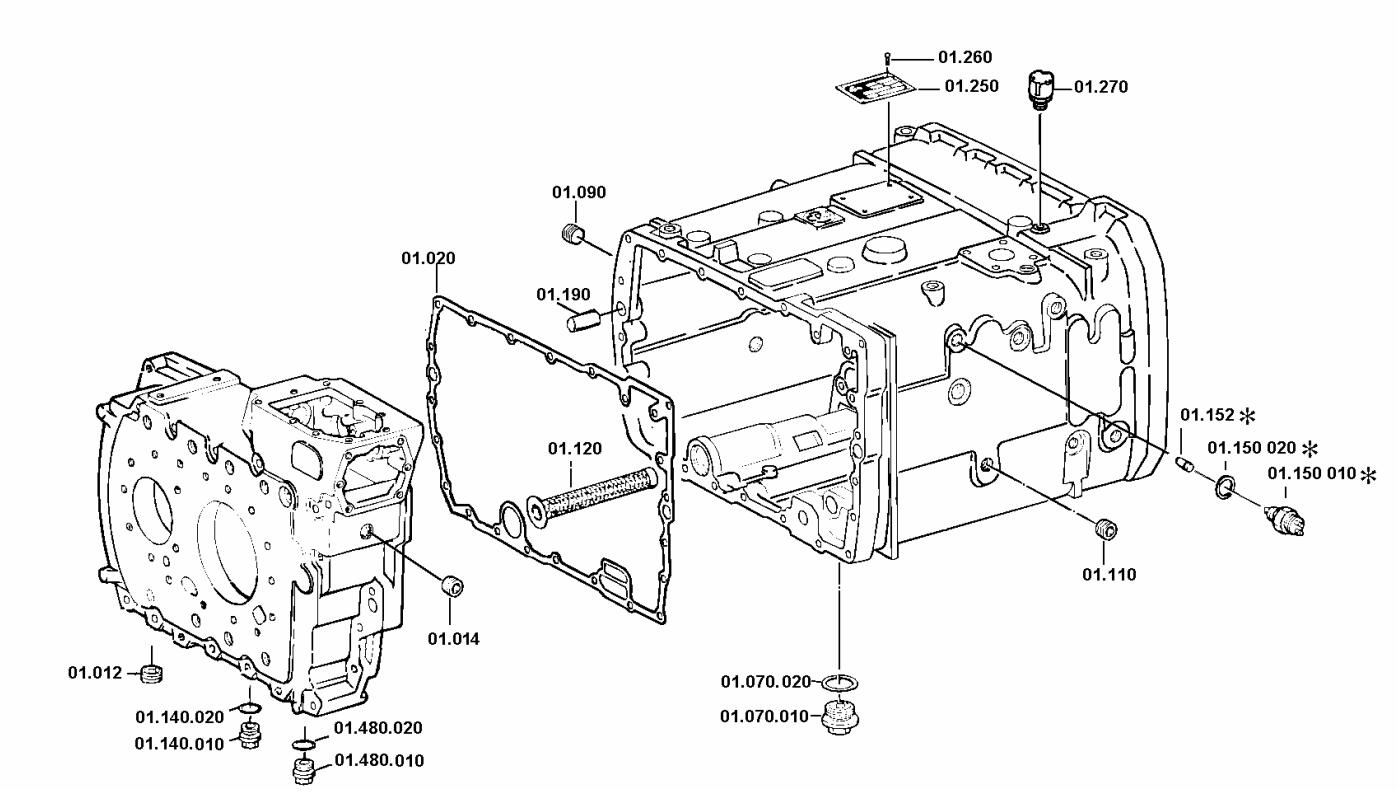 Gearbox Housing, Sitrak Parts Catalogs #2