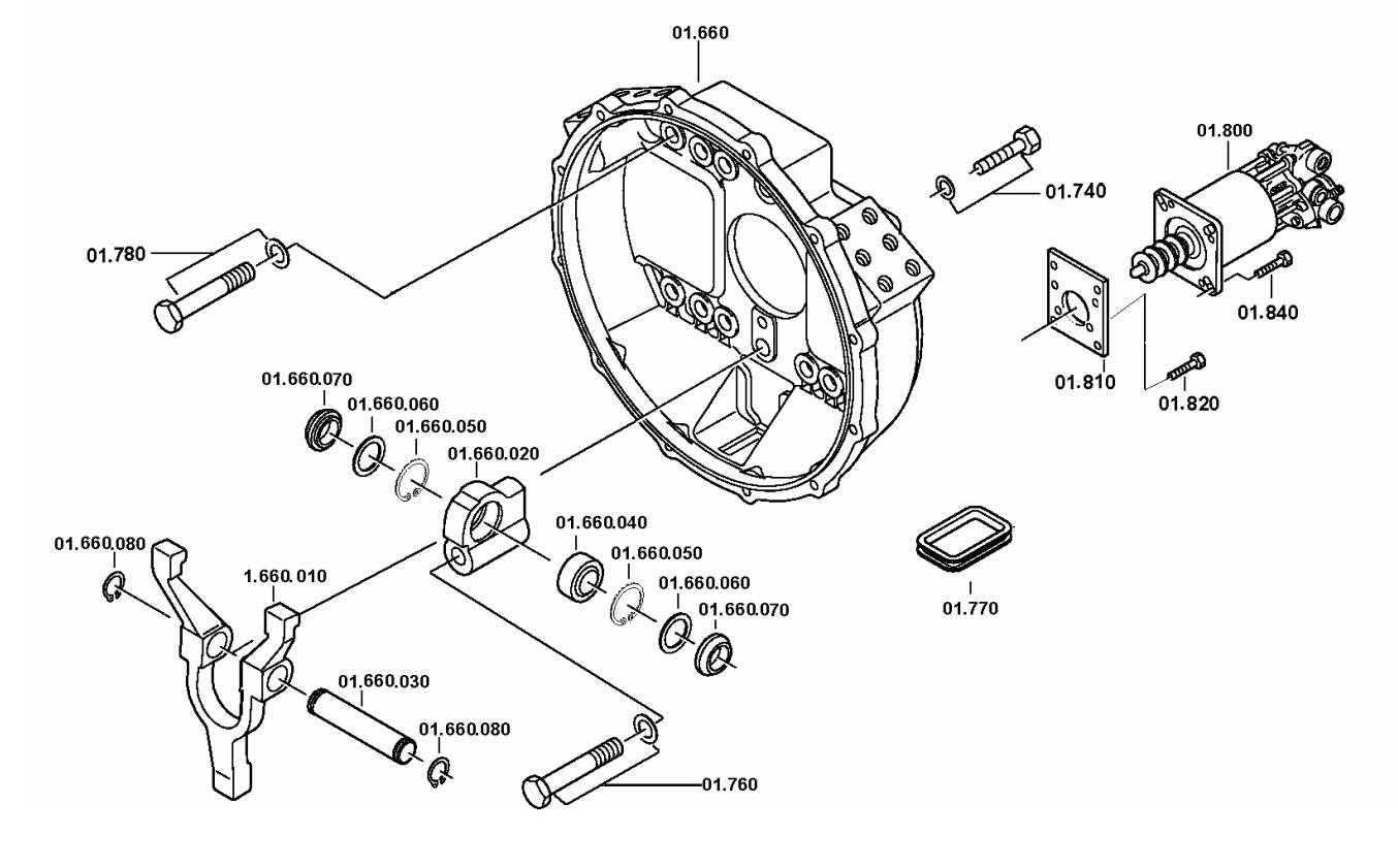 Clutch Housing, Sitrak Parts Catalogs