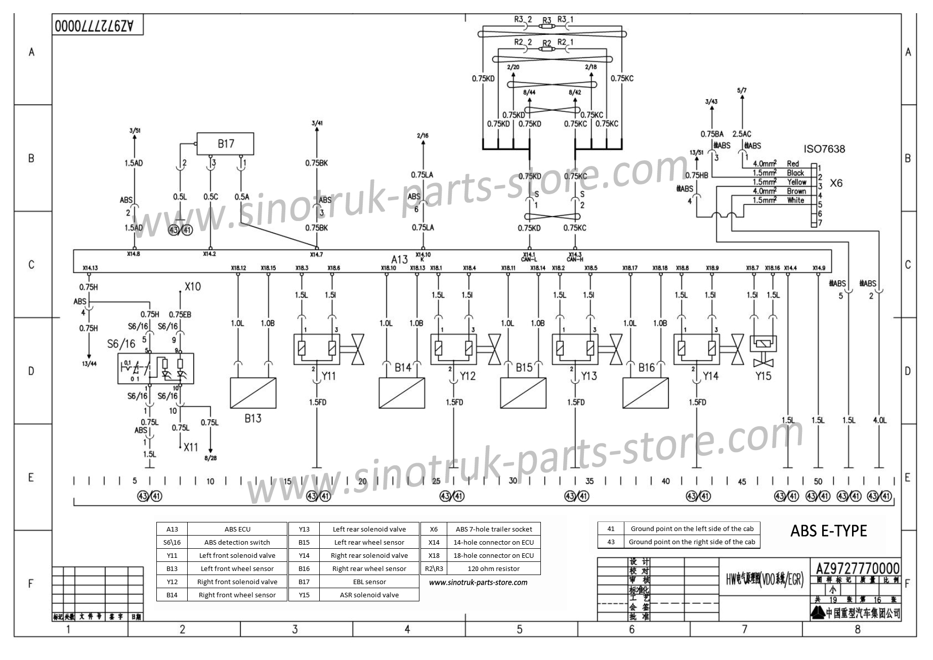 Howo Truck Electric Diagram